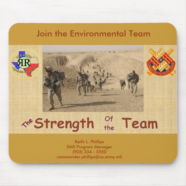 … Verbinden Sie das Team Mousepad (Vorne)