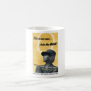 Verbinden Sie das WAAC -- WW2 Kaffeetasse