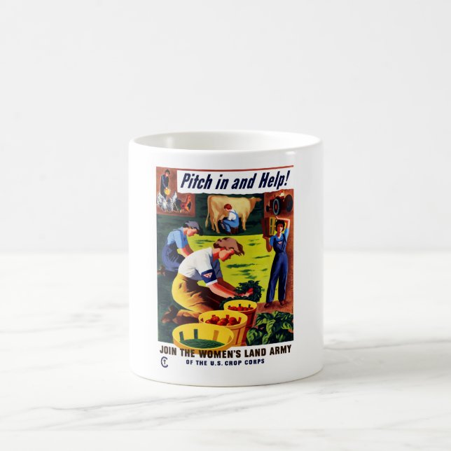 Verbinden Sie die das Land-Armee der Frauen -- Kaffeetasse (Mittel)