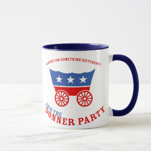 Verbinden Sie die Donner Party-Tasse Tasse