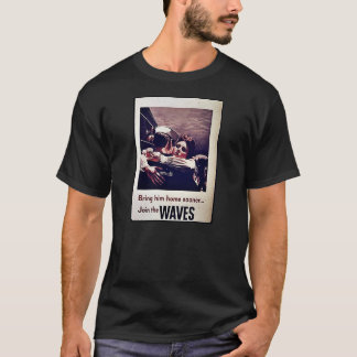 Verbinden Sie die Wellen T-Shirt
