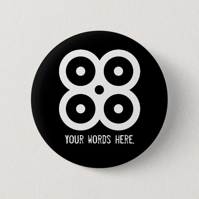 VERBINDEN Sie MASIE | Symbol von Klugheit, Button (Vorderseite)