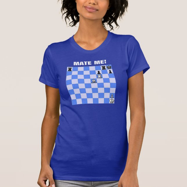 Verbinden Sie mich Schach-Thema-T - Shirt (Vorderseite)