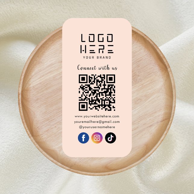 Verbinden Sie mit dem QR Code Soft Peach in den so Visitenkarte (Von Creator hochgeladen)