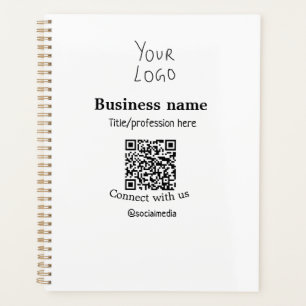 Verbinden Sie mit unserem Firmenlogo QR Social Med Planer