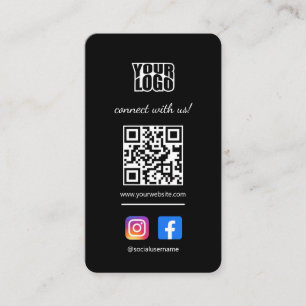 Verbinden Sie mit unserer Visitenkarte mit Social 