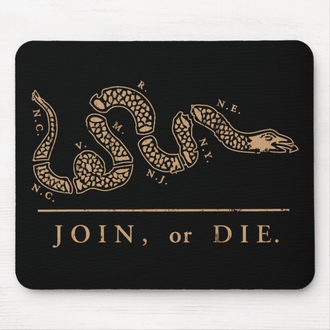 Verbinden Sie oder die Liberalisten Mousepad (Vorne)
