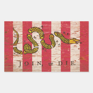 Verbinden Sie oder die Söhne der Rechteckiger Aufkleber