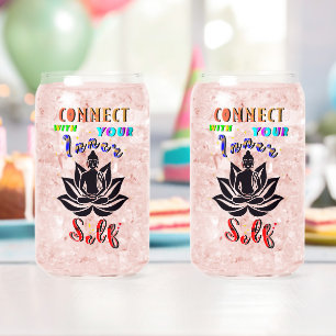 Verbinden Sie sich mit Ihrem inneren Selbst Dosenglas