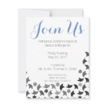 Verbinden Sie uns, laden Proben-Abendessen |