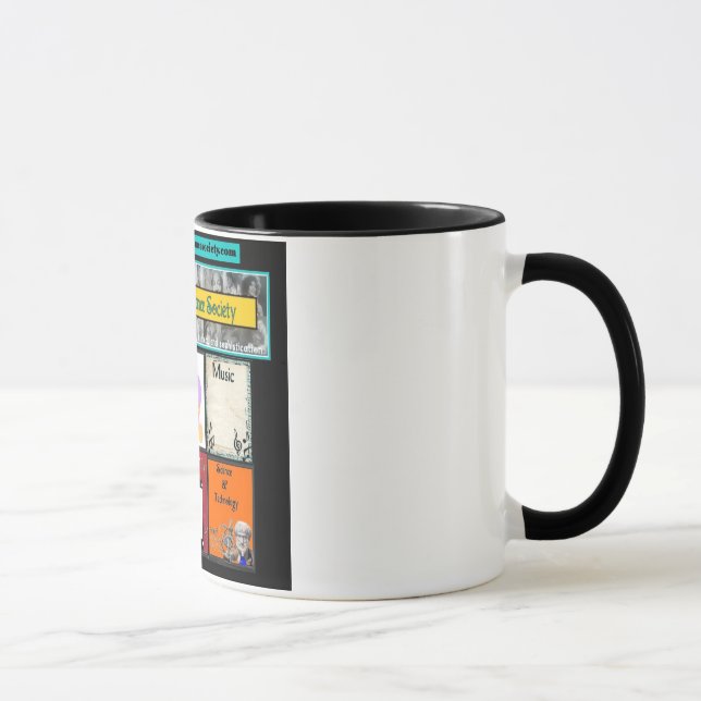 Verbindliche Renaissance klassisches B/W zwei Tasse (Rechts)