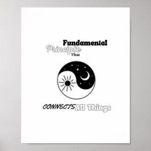 Verbindung aller Dinge Poster