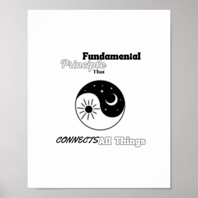 Verbindung aller Dinge Poster (Vorne)