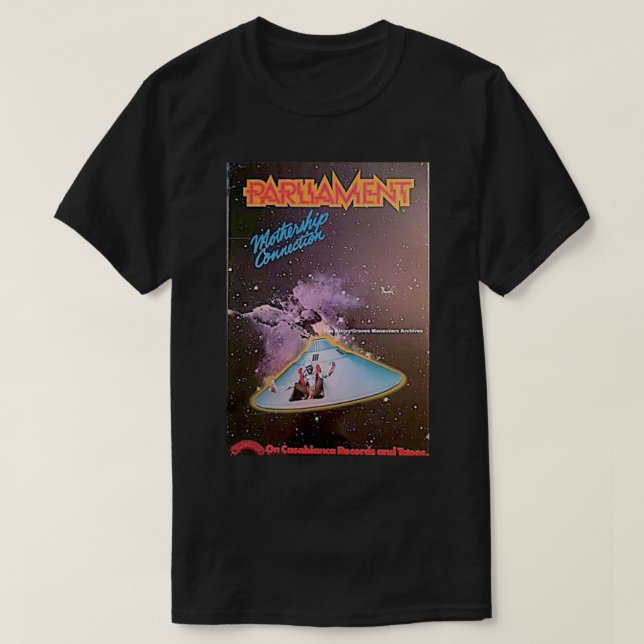 VERBINDUNG DES PARLAMENTS FUNKADELIC MOTHERSCHAFT  T-Shirt (Design vorne)