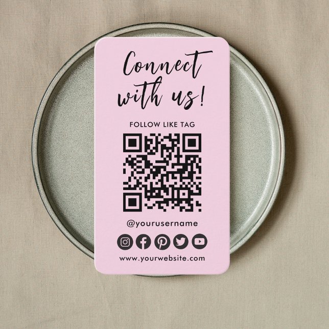 Verbindung mit dem QR-Logo der Social Media Visitenkarte (Von Creator hochgeladen)