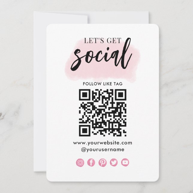 Verbindung mit der QR Code Business Card der US So Einladung (Vorderseite)
