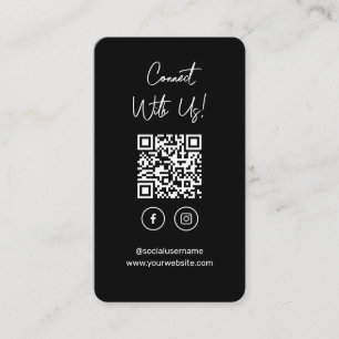 Verbindung mit der QR Code Business Card der US So Visitenkarte