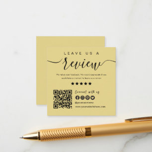 Verbindung mit QR-Code von uns   Verlass US A Revi Begleitkarte