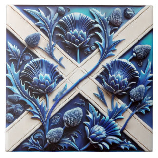 Verbindung mit schottischem Thistles-Design Fliese