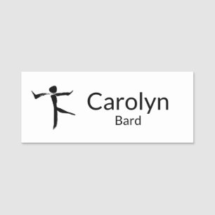 Verbindung Tai Chi Name Tag mit Nachname Namensschild