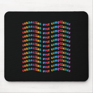 Verbindung über die Einhaltung Autismus Bewusstsei Mousepad