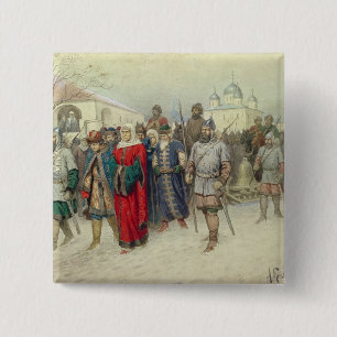 Verbindung von großem Novgorod Button