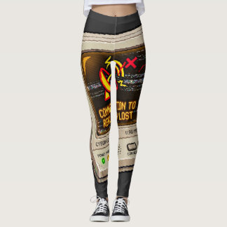 Verbindung zur Realität verloren Retro-Internet-Hu Leggings