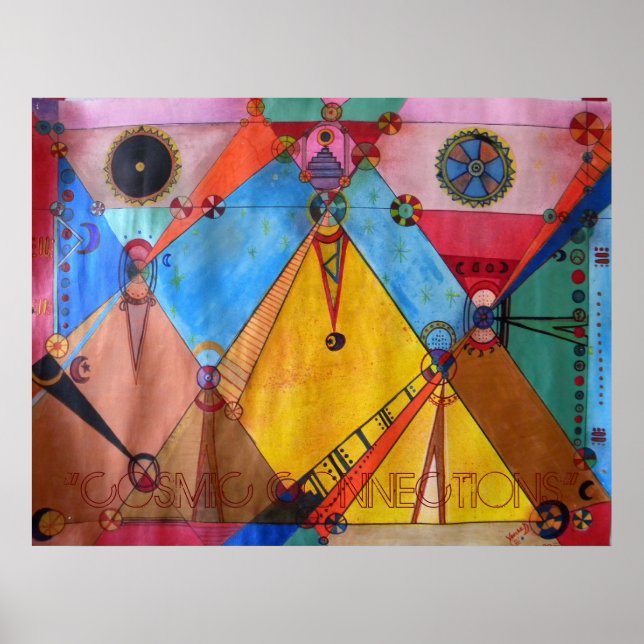 Verbindungen, "COSMIC CONNECTIONS" Poster (Vorne)
