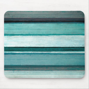 "Verbindungs-" aquamarine und graue abstrakte Mousepad