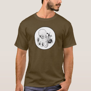 Verbindungsabbruch - Der Krake am Telefon T-Shirt