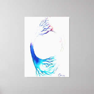 Verbindungsposter Leinwanddruck