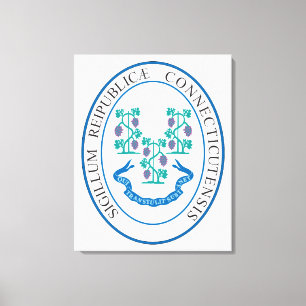 Verbindungszeichen Leinwanddruck