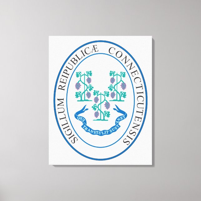 Verbindungszeichen Leinwanddruck (Vorderseite)