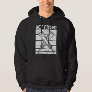 Verblassen Barbershop Berber Hairstylist Barber Hoodie
