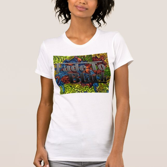 Verblassen Sie, um - grünen Hintergrund zu T-Shirt (Vorderseite)