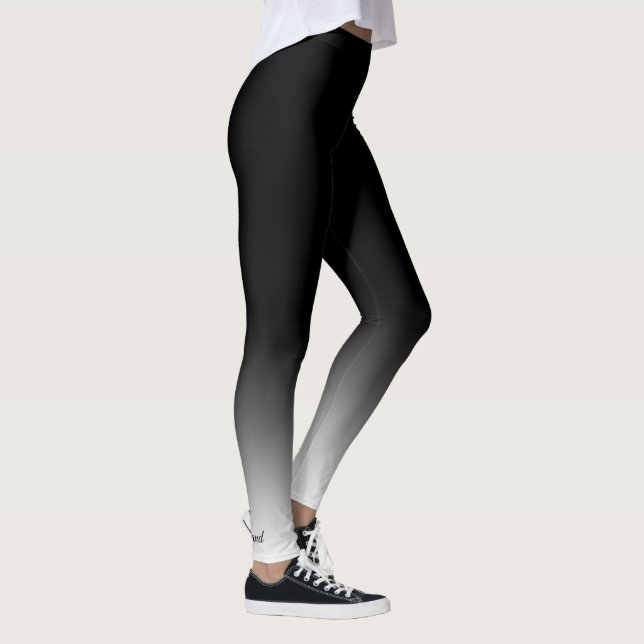 Verblassen Sie, um zu schwärzen Leggings (Rechts)