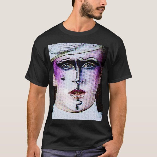 Verblassen zu Grau T-Shirt (Vorderseite)