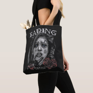 Verblassend - Gothic Streetwear Design Tasche