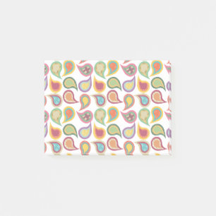 Verblasste Atompaisleys Post-it Klebezettel