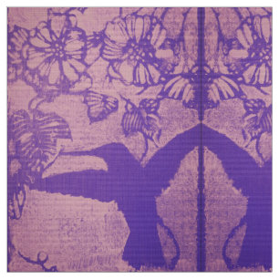 Verblasste Lavendelkolibris Stoff