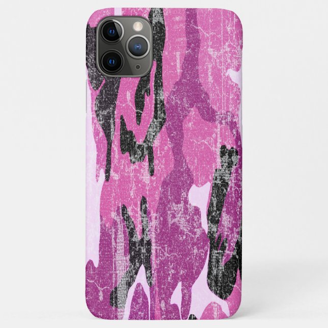 Verblaßte rosa Camouflage Case-Mate iPhone Hülle (Rückseite)