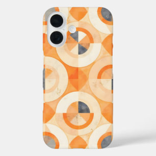 Verblasste Terra-Geometrien iPhone 16 Hülle