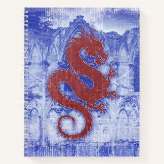 Verblasster Drache Notizbuch