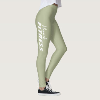 Verblasster grüner Tanz-Fitness-Workout-Gym-Yoga Leggings