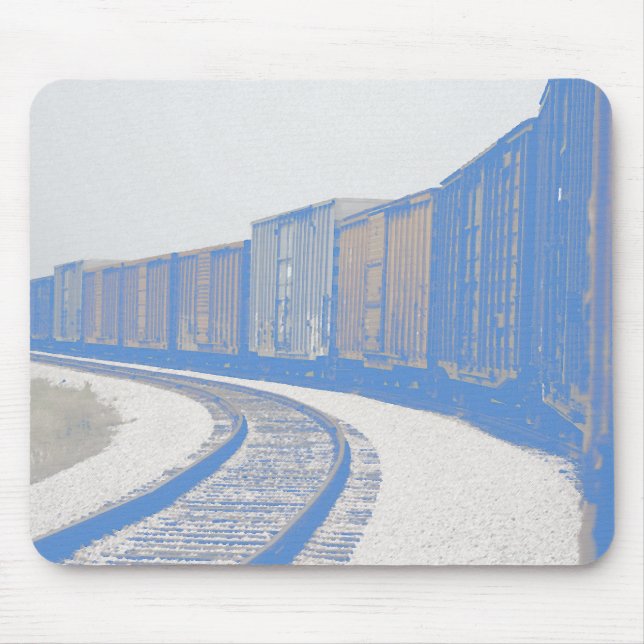 Verblaßter Güterzug Mousepad (Vorne)