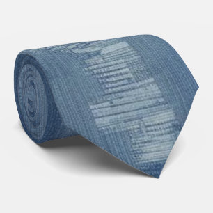 Verblasster Jeans-Effekt Schlips Krawatte