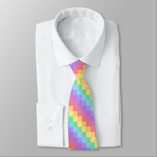 Verblaßter Stolz des Regenbogen-diagonaler Krawatte