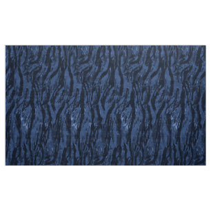 Verblaßtes blauer Streifen-Camouflage-Gewebe Stoff