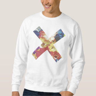 Verblaßtes Foral X Sweatshirt durch Megaflora
