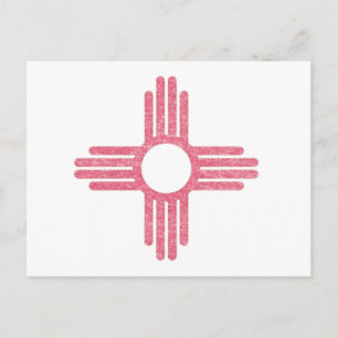 Verblasstes neues Mexiko Postkarte